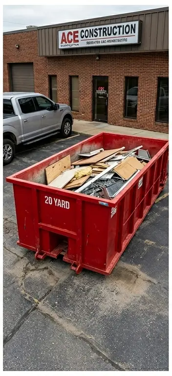 20 yard dumpster