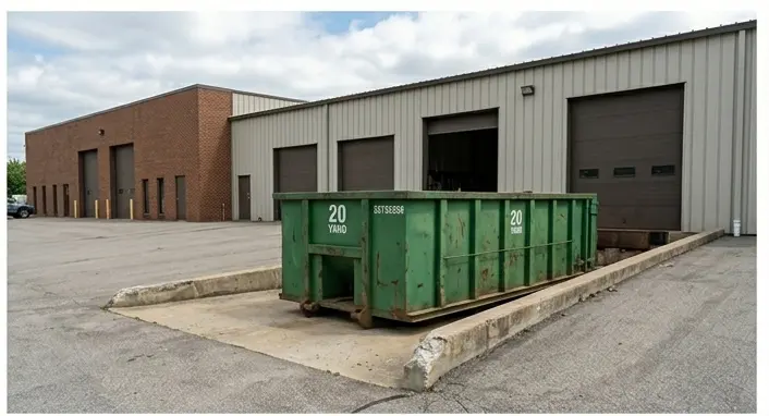 Garage cleanout container